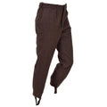 Pantalón original de uniforme de lana del ejército búlgaro, excedente sin usar, marrón oscuro