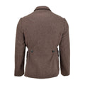 Originele Bulgaarse militaire klassieke jas winter winter bruin warm winddicht nieuw