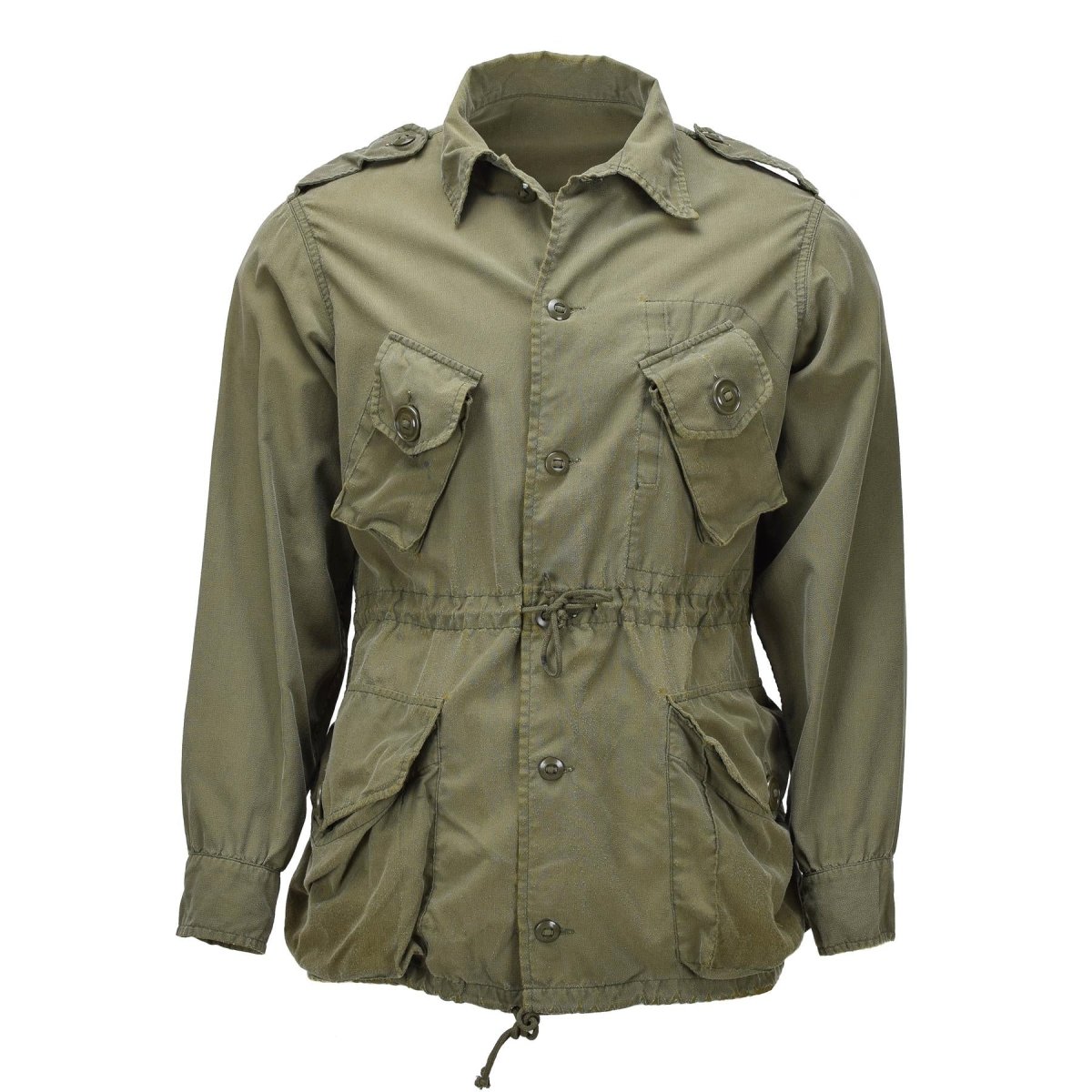 Origineel Canadian Army Field Jacket Katoen Militair Surplus Olijfgroen