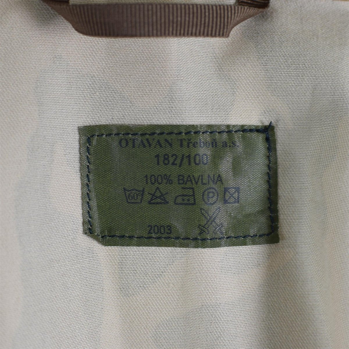 Chaqueta parka a prueba de viento original del ejército checo bdu desert camo excedente militar nuevo
