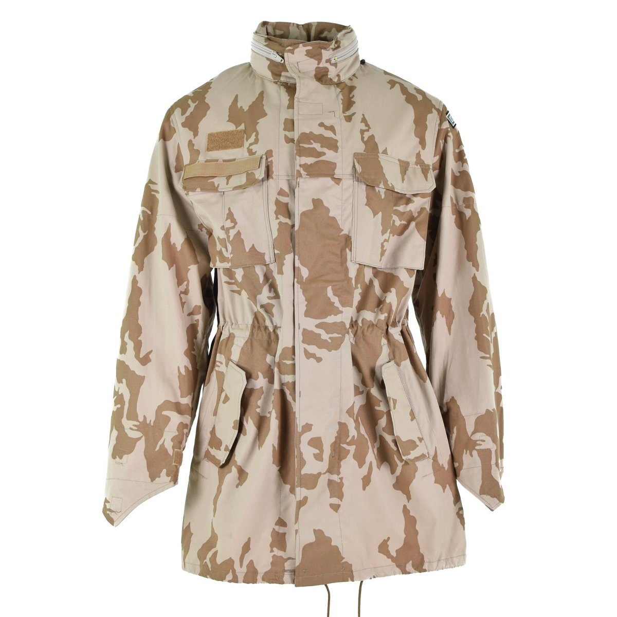 Chaqueta parka a prueba de viento original del ejército checo bdu desert camo excedente militar nuevo