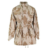 Chaqueta parka a prueba de viento original del ejército checo bdu desert camo excedente militar nuevo