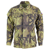Tropas del ejército checo original chaqueta de campo Patrón de camuflaje de camuflaje Parka Excedente militar