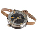 Bracelet militaire tchèque original boussole carte mesure bracelet en cuir marron
