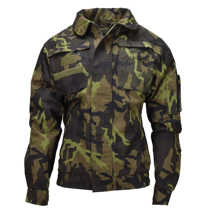 Original Czech Military Combat Field Jacket Polycotton VZ95 Camouflage - GoMilitar