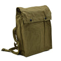 Original Czech Military Shoulder Bag Vintage Practical Flap Snap Buttons Olive