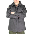 Original dänische Armee Kampfjacke M71 Dänemark Militär grau Feld Überschuss