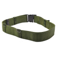 Ceinture tactique originale de l'armée danoise en toile de combat réglable olive NEUF