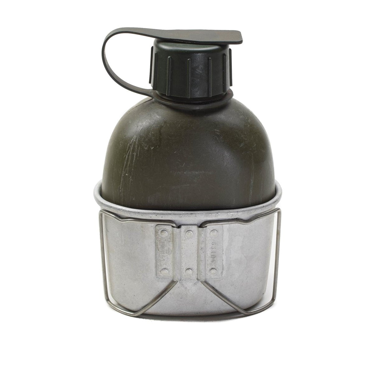 Originele Deense militaire fleskante kantine pouch Universal Attachment DK Camouflage