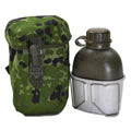 Originele Deense militaire fleskante kantine pouch Universal Attachment DK Camouflage