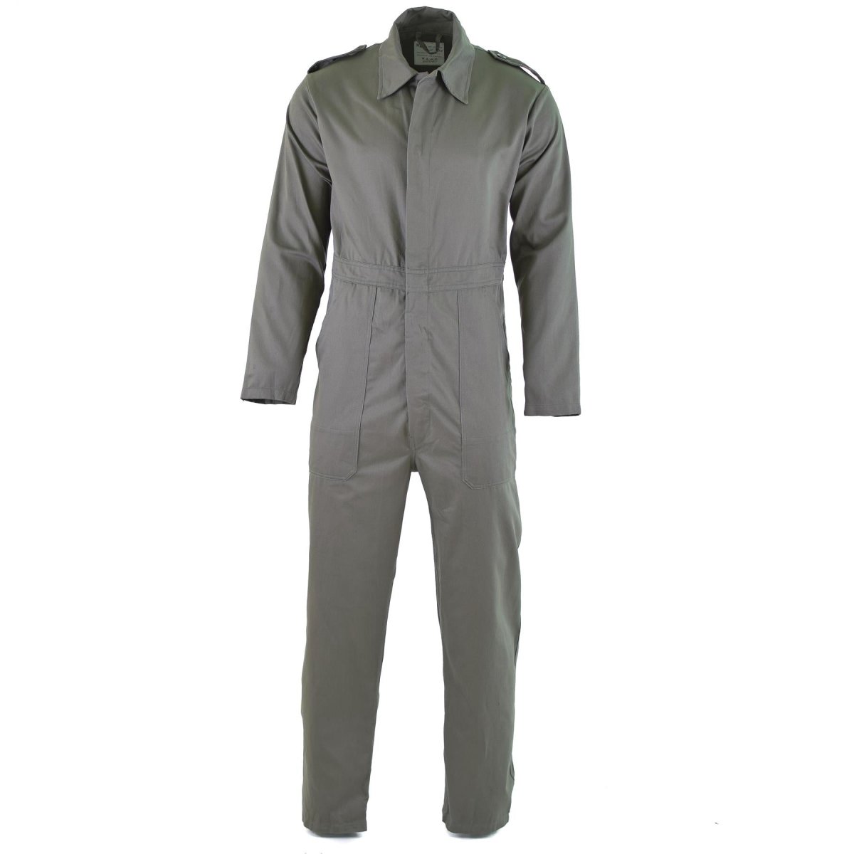 Original French military coverall mechanic suit issued elasticated waist Olive