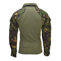 Original niederländisches Militär-Kampfhemd, Feldoberteil, Viertelreißverschluss, DPM-Tarnung