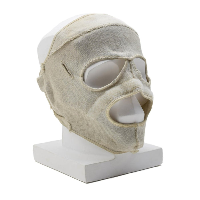 Original niederländische Militär-Gesichtsmaske, flammhemmend, Aramid, für kaltes Wetter, Weiß – GoMilitar