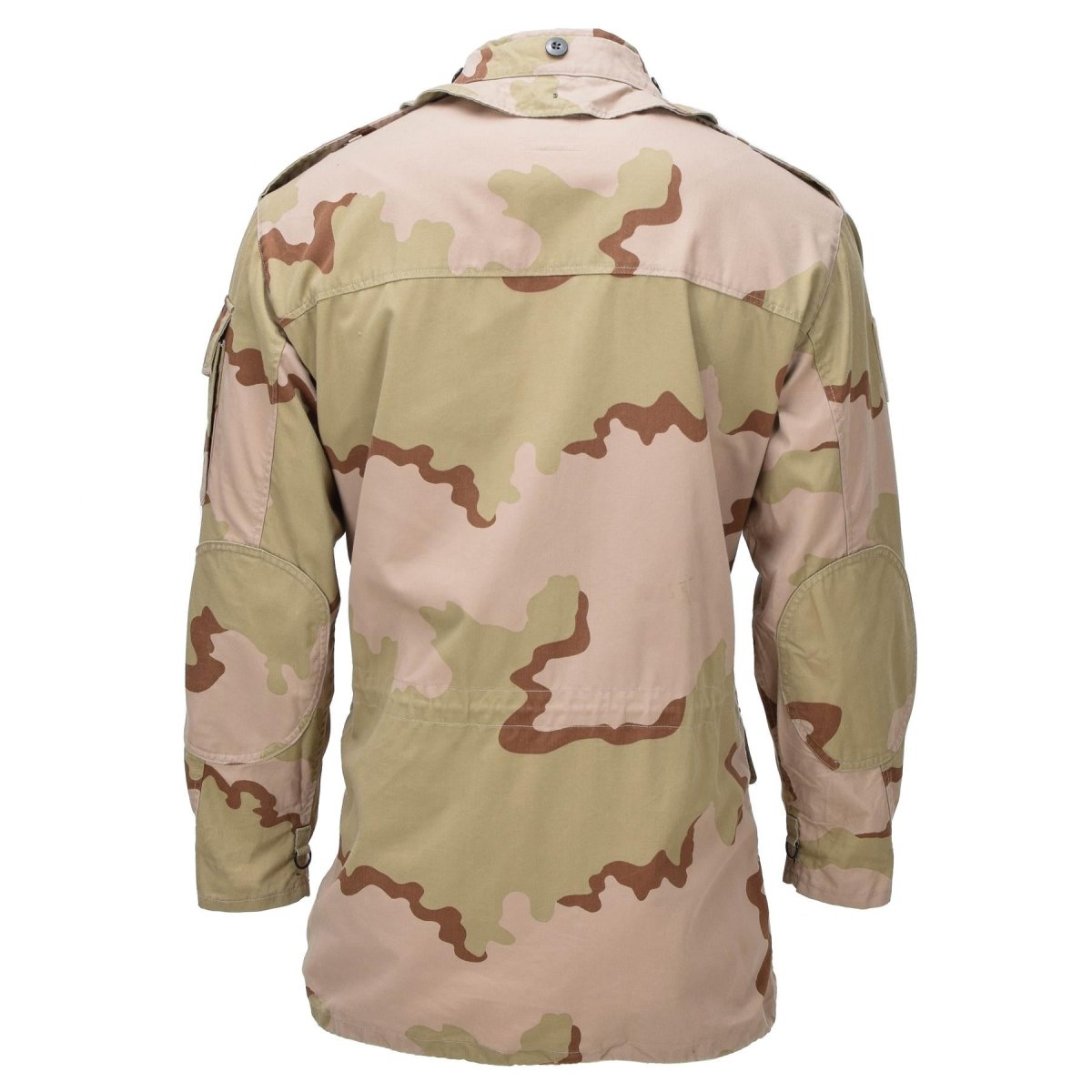 Couettes à manteau militaire néerlandais d'origine camouflage du désert de l'ourlet
