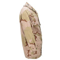 Couettes à manteau militaire néerlandais d'origine camouflage du désert de l'ourlet