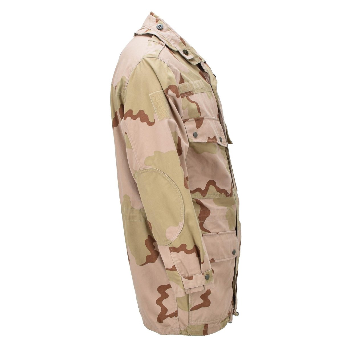Couettes à manteau militaire néerlandais d'origine camouflage du désert de l'ourlet