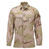 Original Dutch Military Field Shirt Snap Button Closure 3-Color Desert Camo