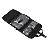 Neceser plegable militar holandés original Organizador de lavado de viaje negro