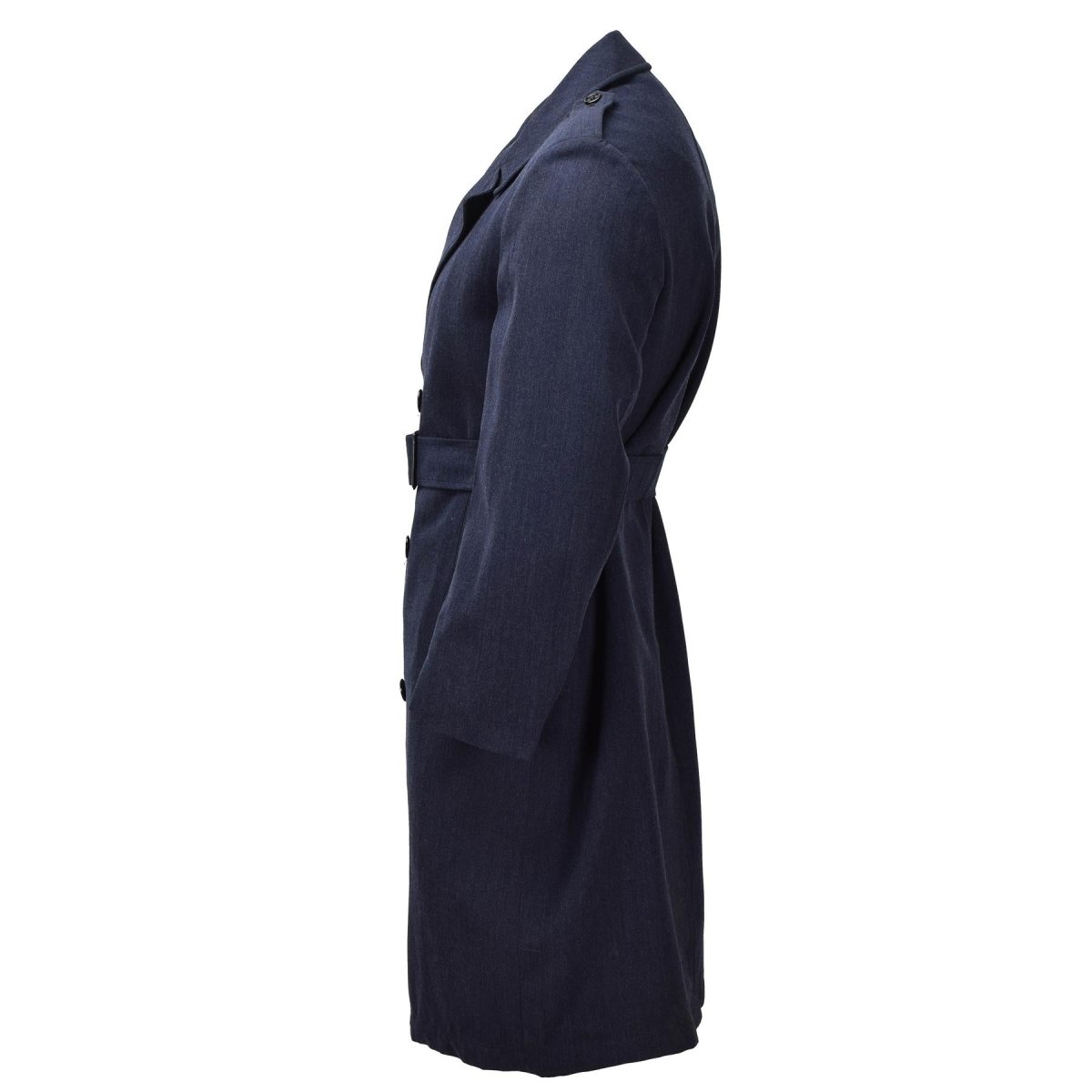 Original Dutch Military Formal Dress Coat Double Breasted Belted Blue
