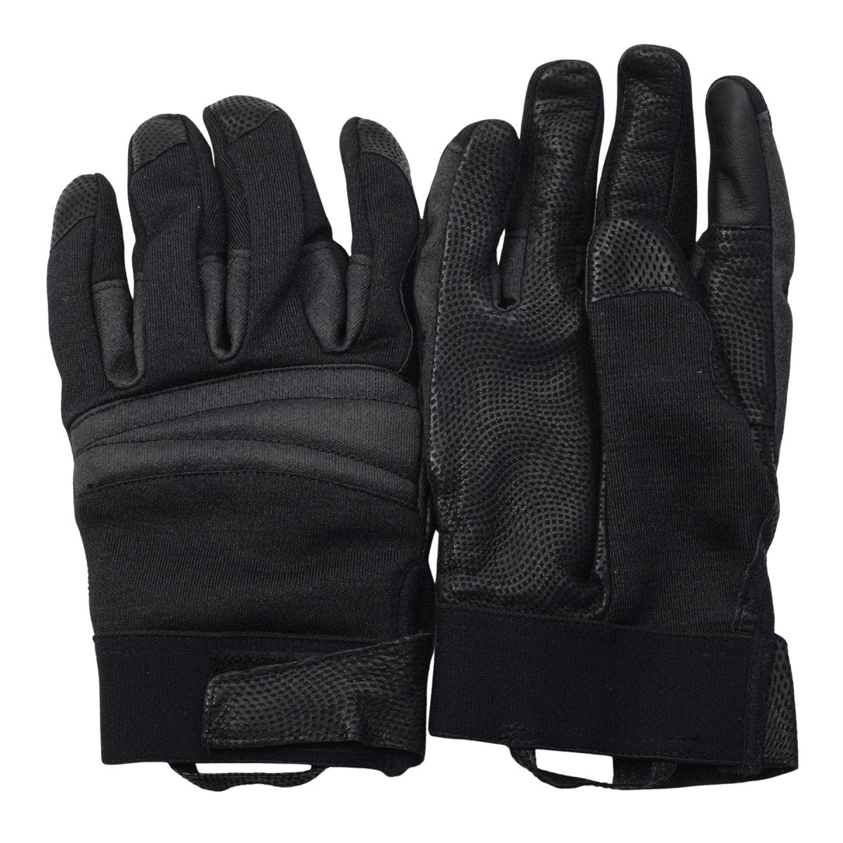 Original niederländische Militärhandschuhe, Aramid, hitzebeständig, Schnittschutz, Schwarz