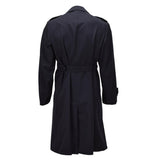 Original Dutch Military Long Wool Coat Double Breasted Army Surplus Issue Black