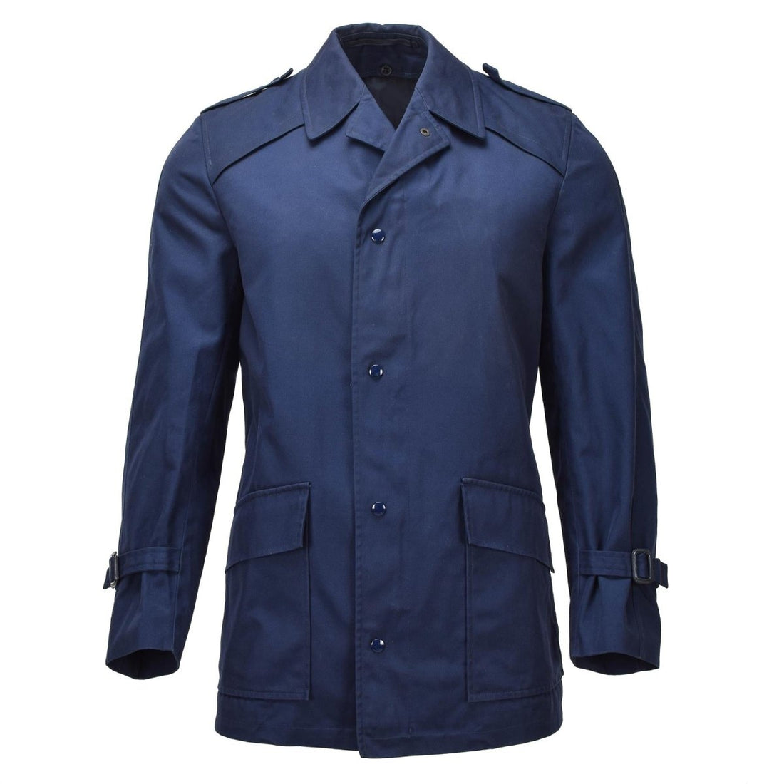 Original Dutch Military Parka Fleece Lined Cold Weather Army Jacket Blue