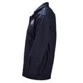 Parka Militare Originale Olandese Tasche Multiple Collo Alto Logo Pescatore Blu
