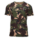 Original Dutch Military T Shirt Lightweight Short Sleeves Woodland Camouflage - GoMilitar