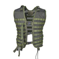Chaleco militar holandés original solo Combate táctico verde reforzados hombros