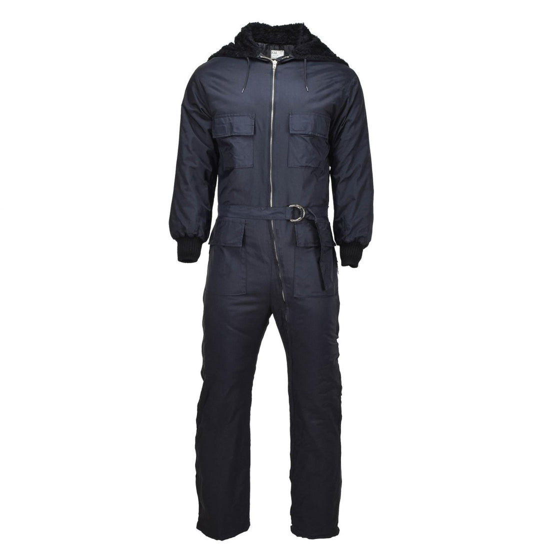 Combinaison d'hiver militaire néerlandaise originale avec capuche en fausse fourrure