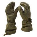 Original Dutch Military Winter ECWS Gloves Waterproof Goatskin Palm Olive - GoMilitar
