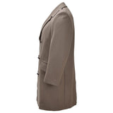 Original Dutch Military Wool Dress Coat Double Breasted Army Issue Khaki