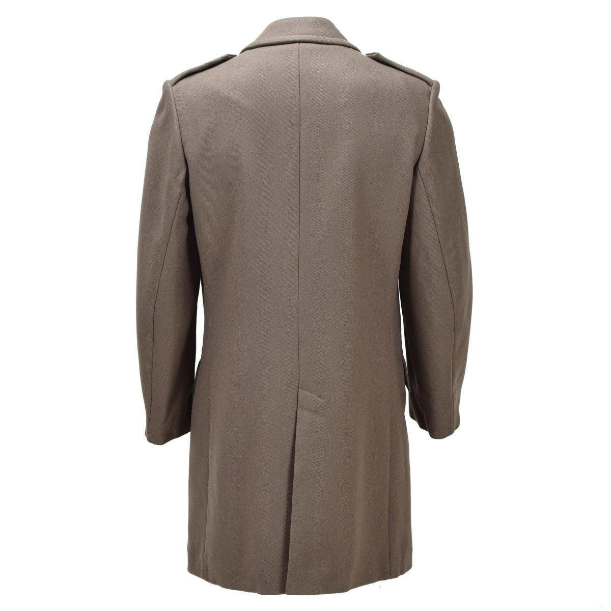 Original Dutch Military Wool Dress Coat Double Breasted Army Issue Khaki