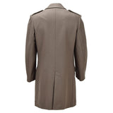Original Dutch Military Wool Dress Coat Double Breasted Army Issue Khaki