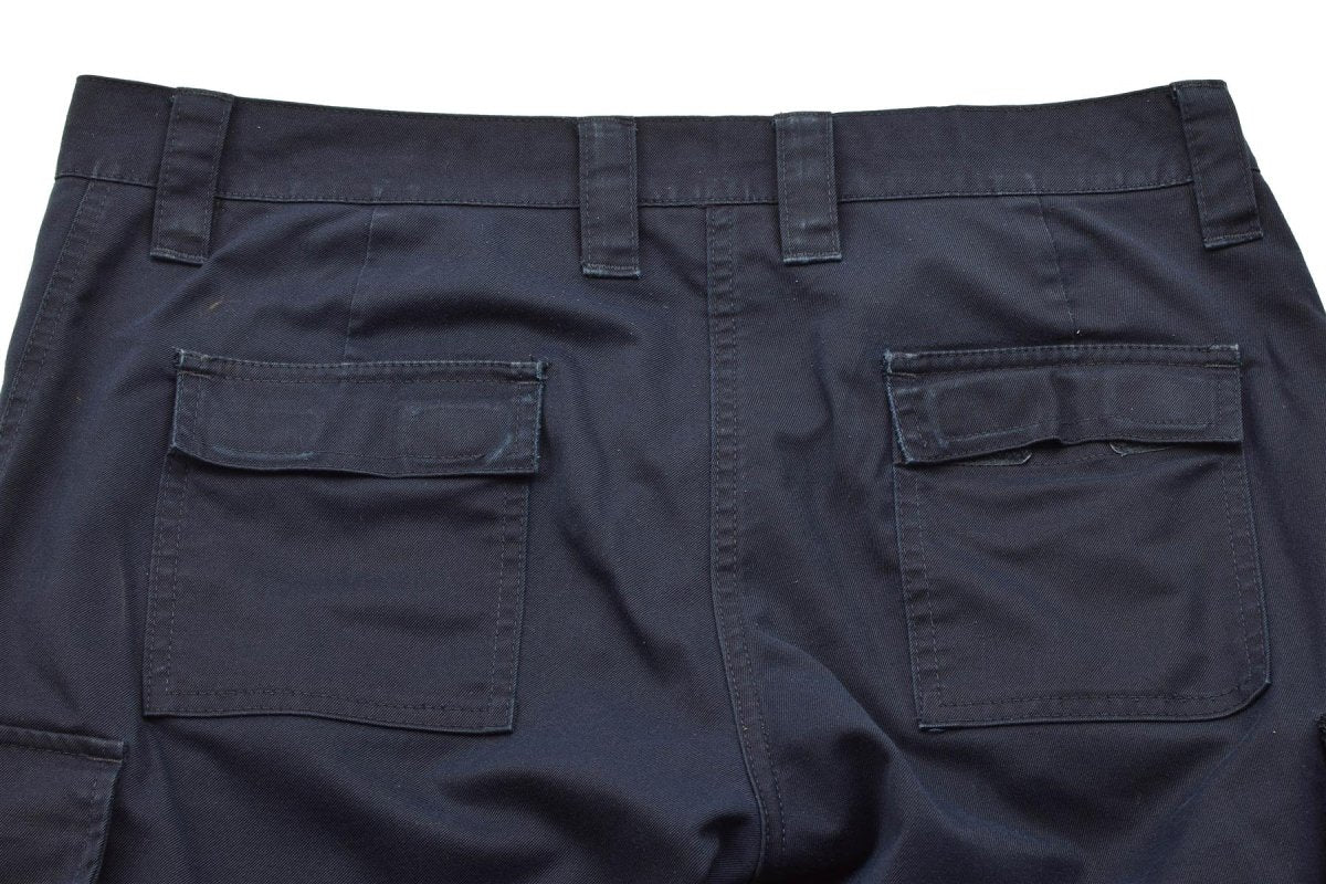 Pantalon de travail militaire néerlandais original pour femme, genoux renforcés, poches cargo, bleu