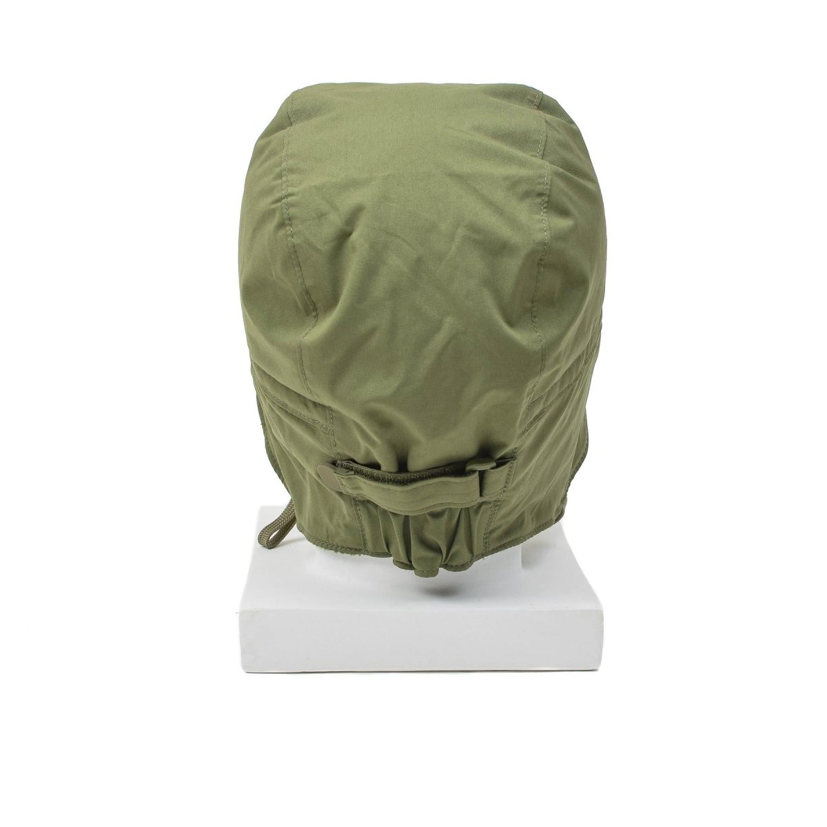 Original Dutch paratrooper hat ranger cap ear flaps brim windproof olive surplus
