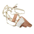 Original East German Military M74 Shoulder Pistol Holster NVA Leather Brown - GoMilitar