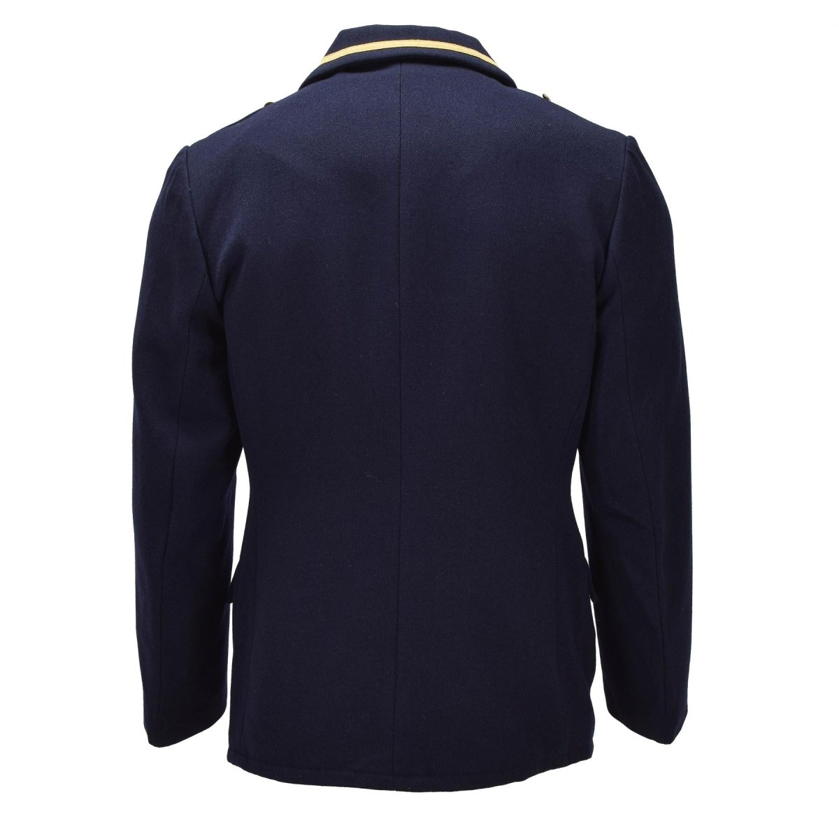 Original militaire est-allemand VM Greatcoat double boutonnage vintage bleu