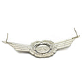 Original ostdeutsche NVA DDR Armee Militär Mütze Hut Kokarde Anstecker Abzeichen Offizier