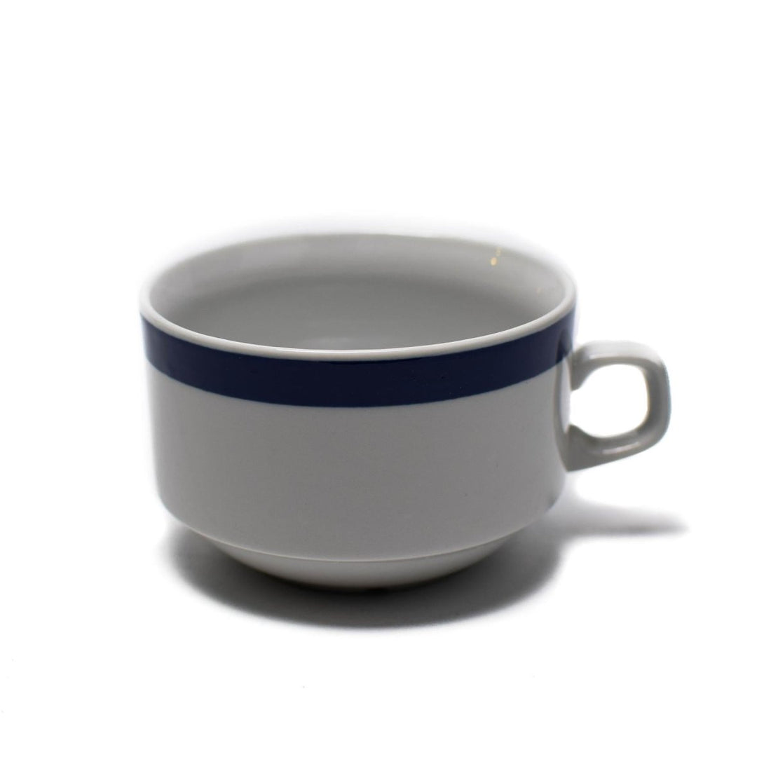 Taza de porcelana NVA original de Alemania del Este, excedente militar coleccionable