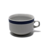 Taza de porcelana NVA original de Alemania del Este, excedente militar coleccionable