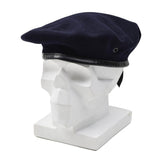 Béret de commandement en laine bleu foncé de l'armée française d'origine, casquette légère vintage NEUF