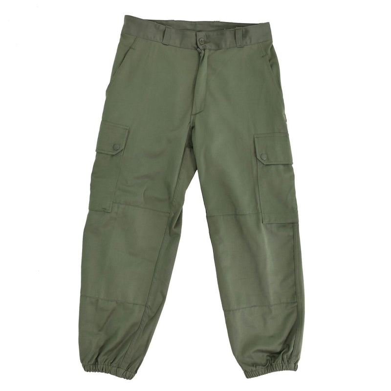 Original French army pants field troops military green BDU trousers surplus NEW - GoMilitar