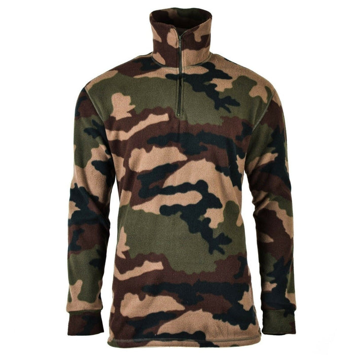 Chemise CCE camouflage forêt originale de l'armée française en polaire NEUF - GoMilitar