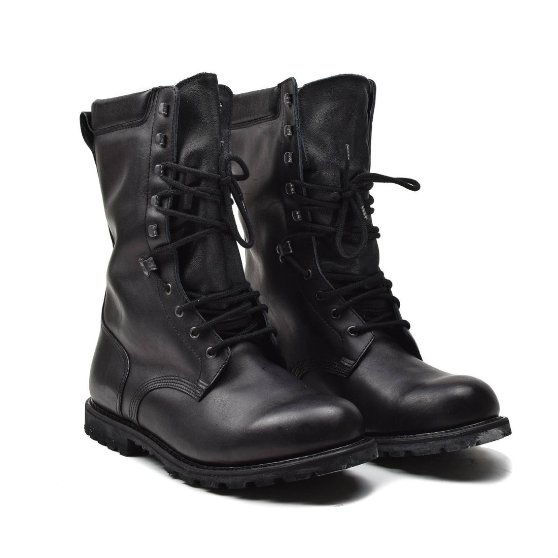 Original French Military boots waterproof genuine leather mid calf army footwear