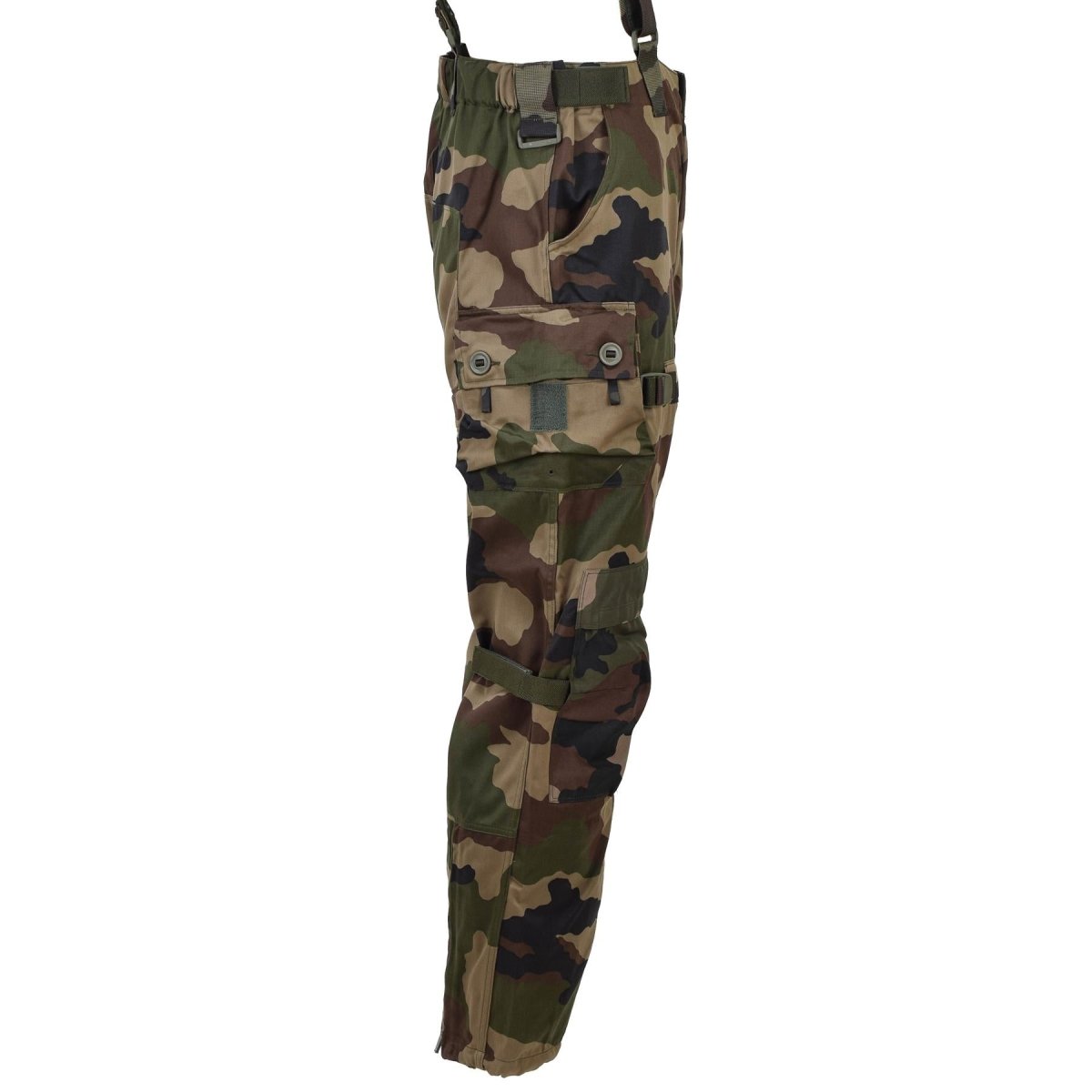 Original French Military Combat Pants Felin F4 Durable Suspenders CCE Camo