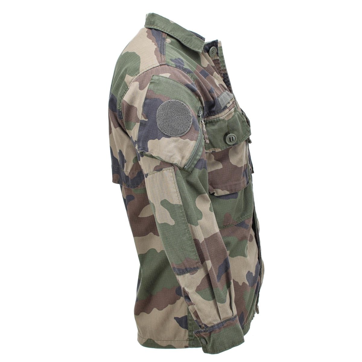 French Army Military Shirt Half Sleeves French Army Military Shirt Half Sleeves