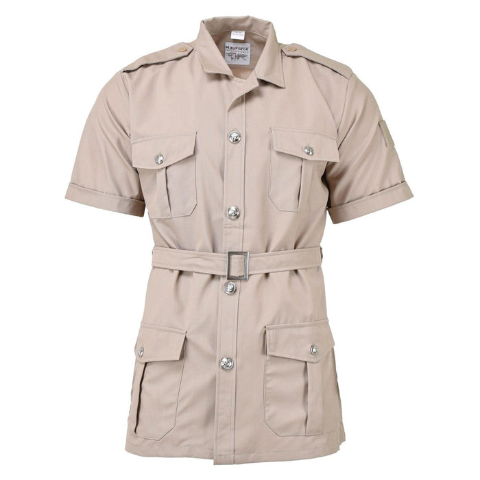 Original French military foreign legion khaki dress shirts short sleeves NEW - GoMilitar