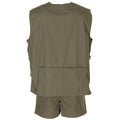 Camisa de oliva sin mangas de la jungla francesa original
