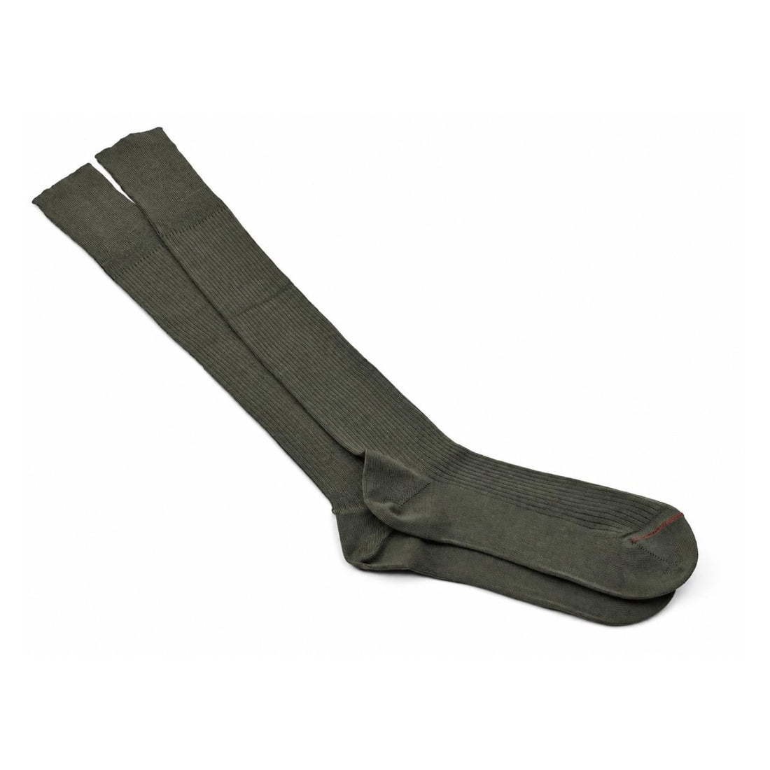 Original französische Militär-Kniestrümpfe, Woll-Polyester-Mischung, Outdoor, Oliv